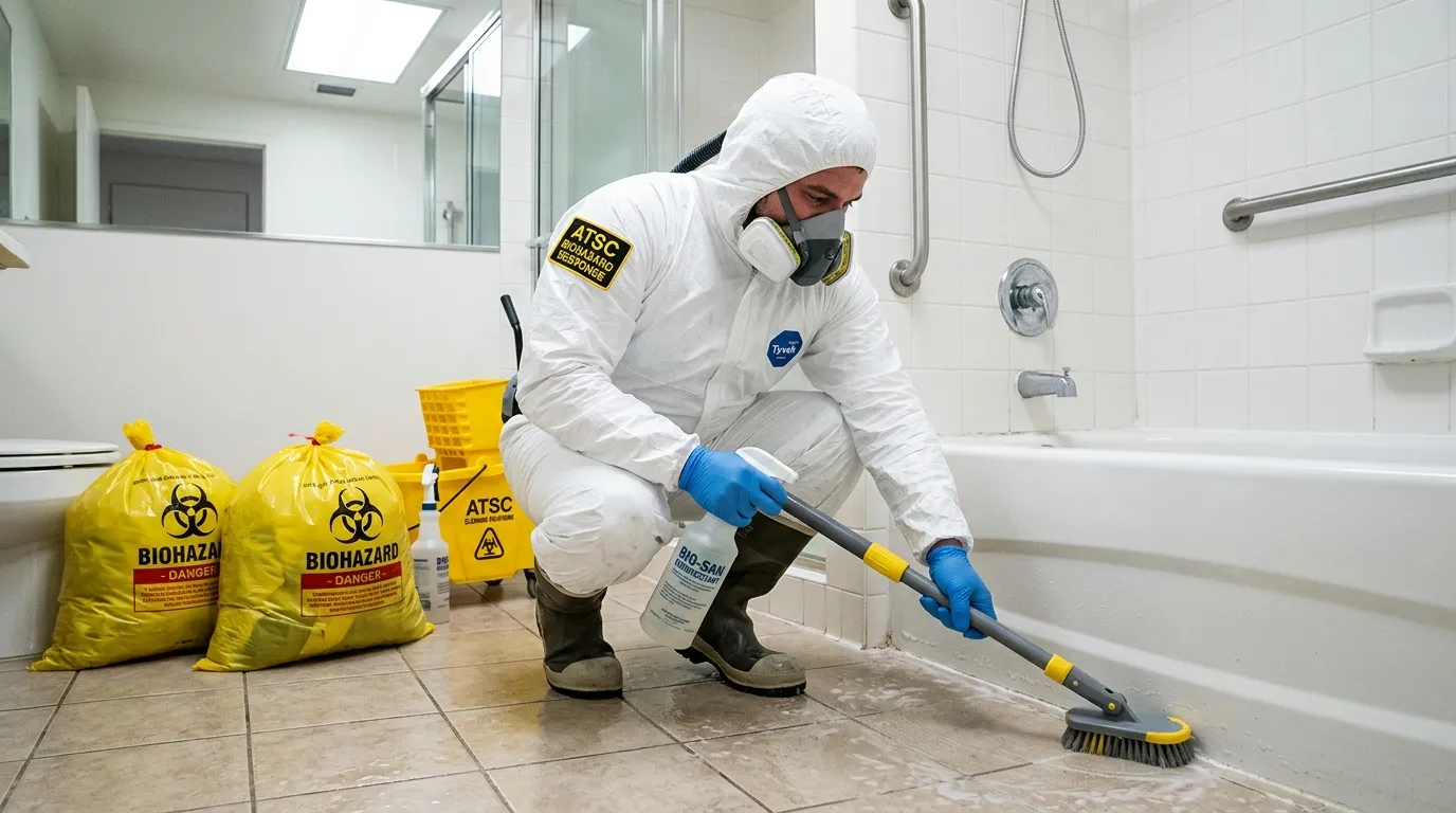 Decontamination equipment deployed for Blood Cleanup in Centreville